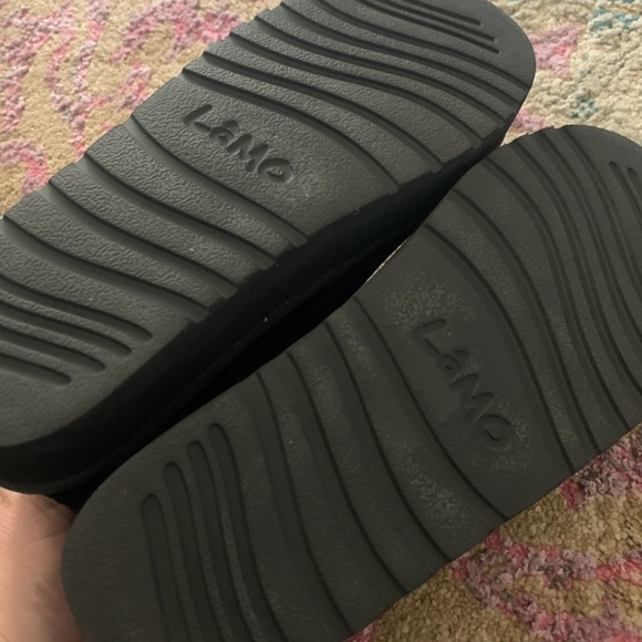 Lamo, ankle boot with faux fur and small platform, black, womens 9 - Picture 5 of 6